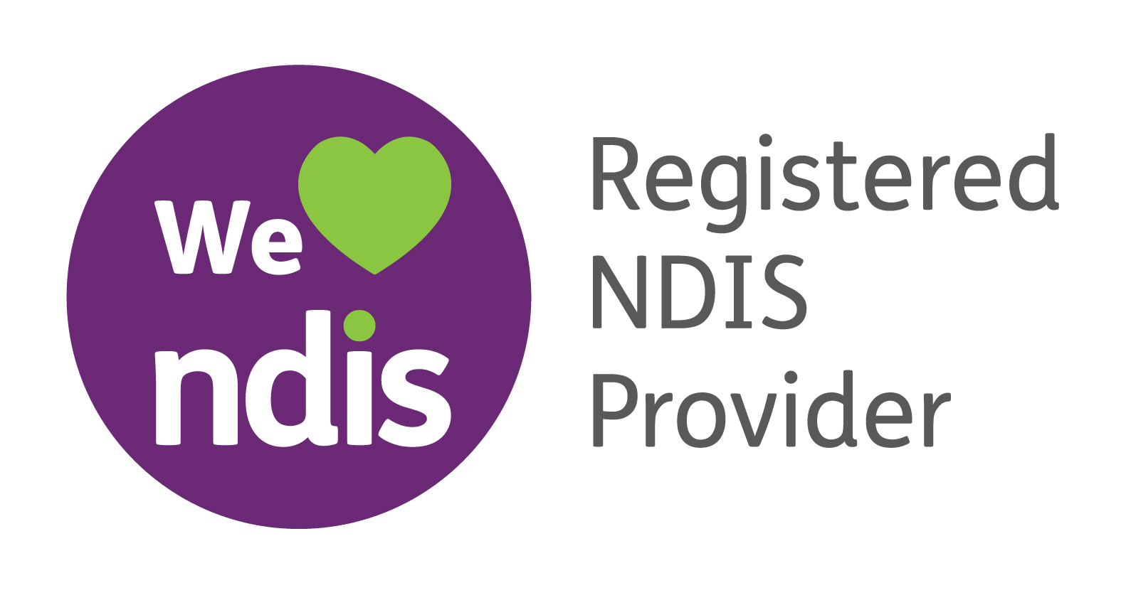 NDIS Registered Provider Badge - We Love NDIS